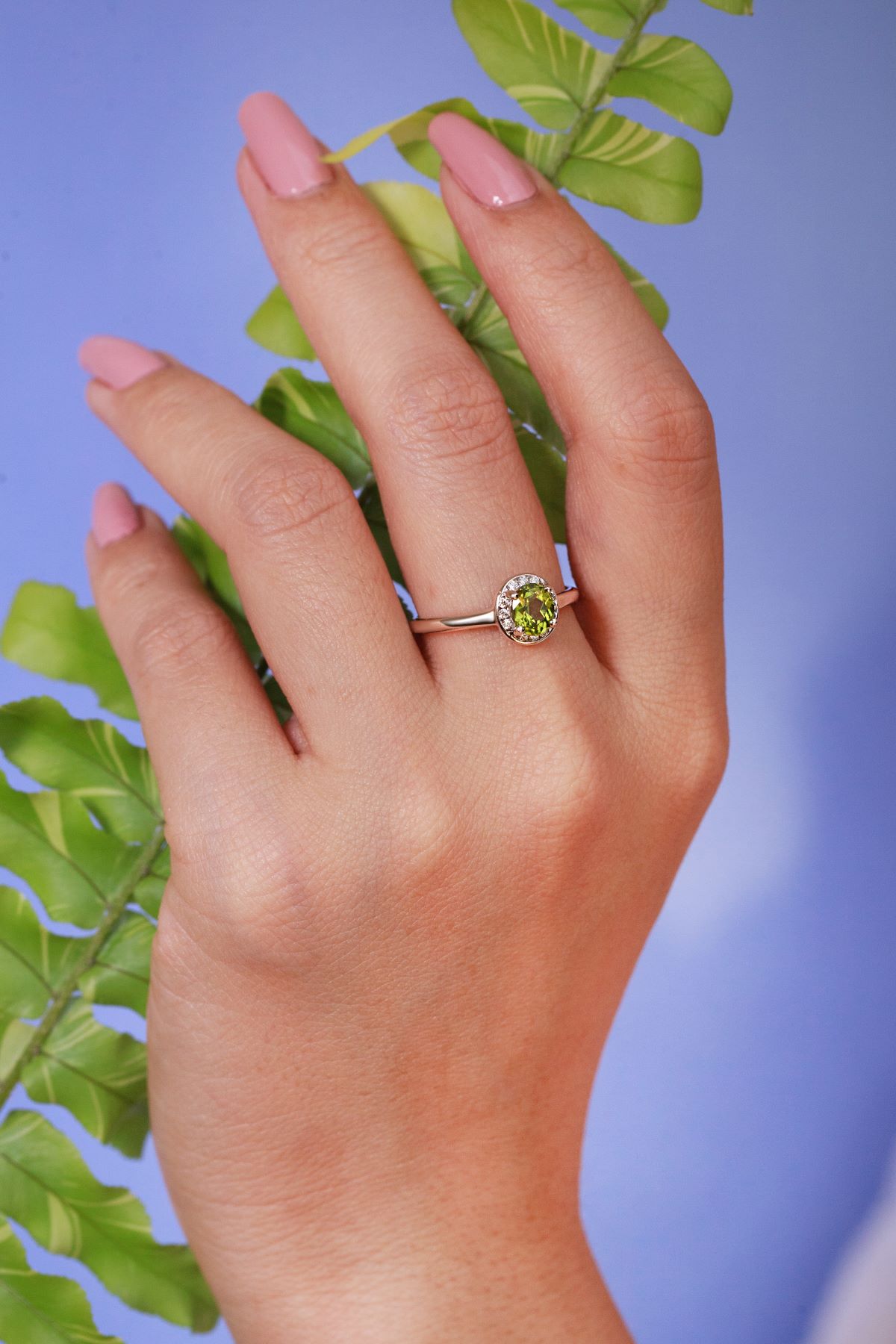 005-02-2026-ring-f Green Gemstone Halo Ring