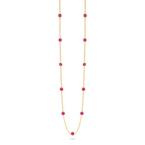 Ruby Station Necklace