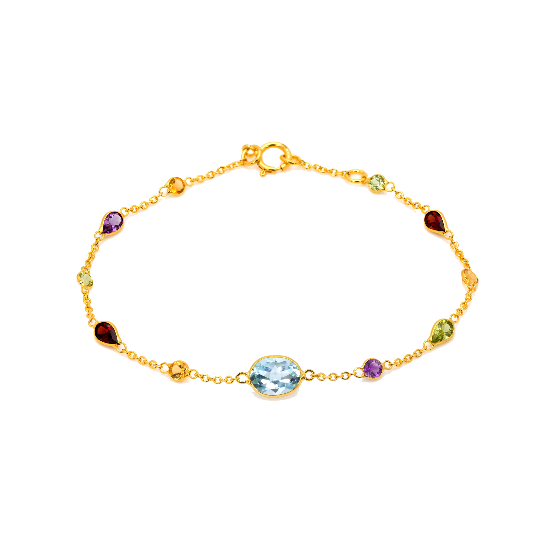 001-01-2026-bracelet Multicolor Gemstone Bracelet