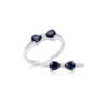 Blue Sapphire Duo Ring
