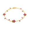 Ruby Blossom Bracelet