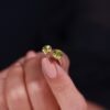 Peridot Round Stud Earrings