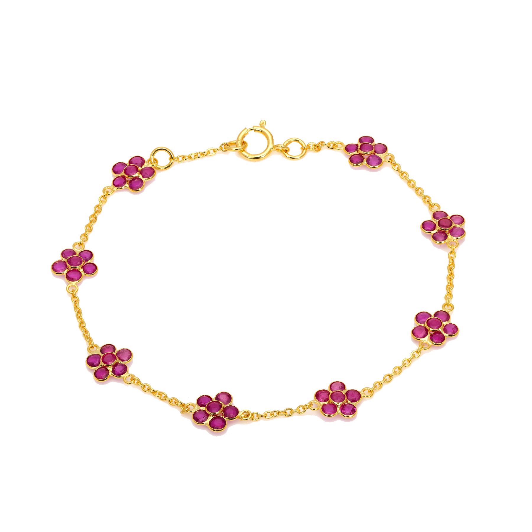 027-01-2026-bracelet Ruby Blossom Station Bracelet
