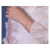 Delicate Rainbow Drop Bracelet