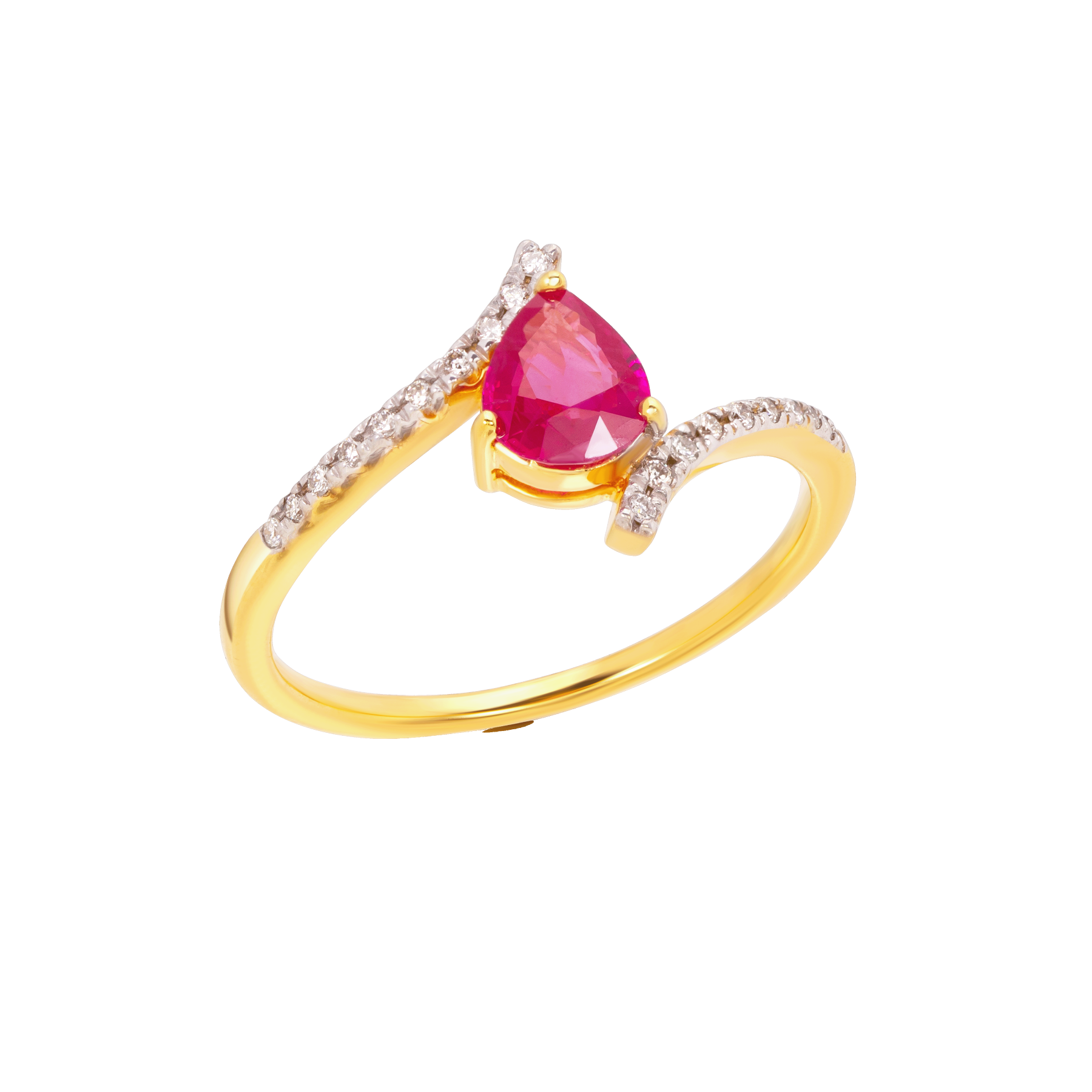 2021 project 8 (ruby) ring 007 (1) Ruby Pear Open Ring