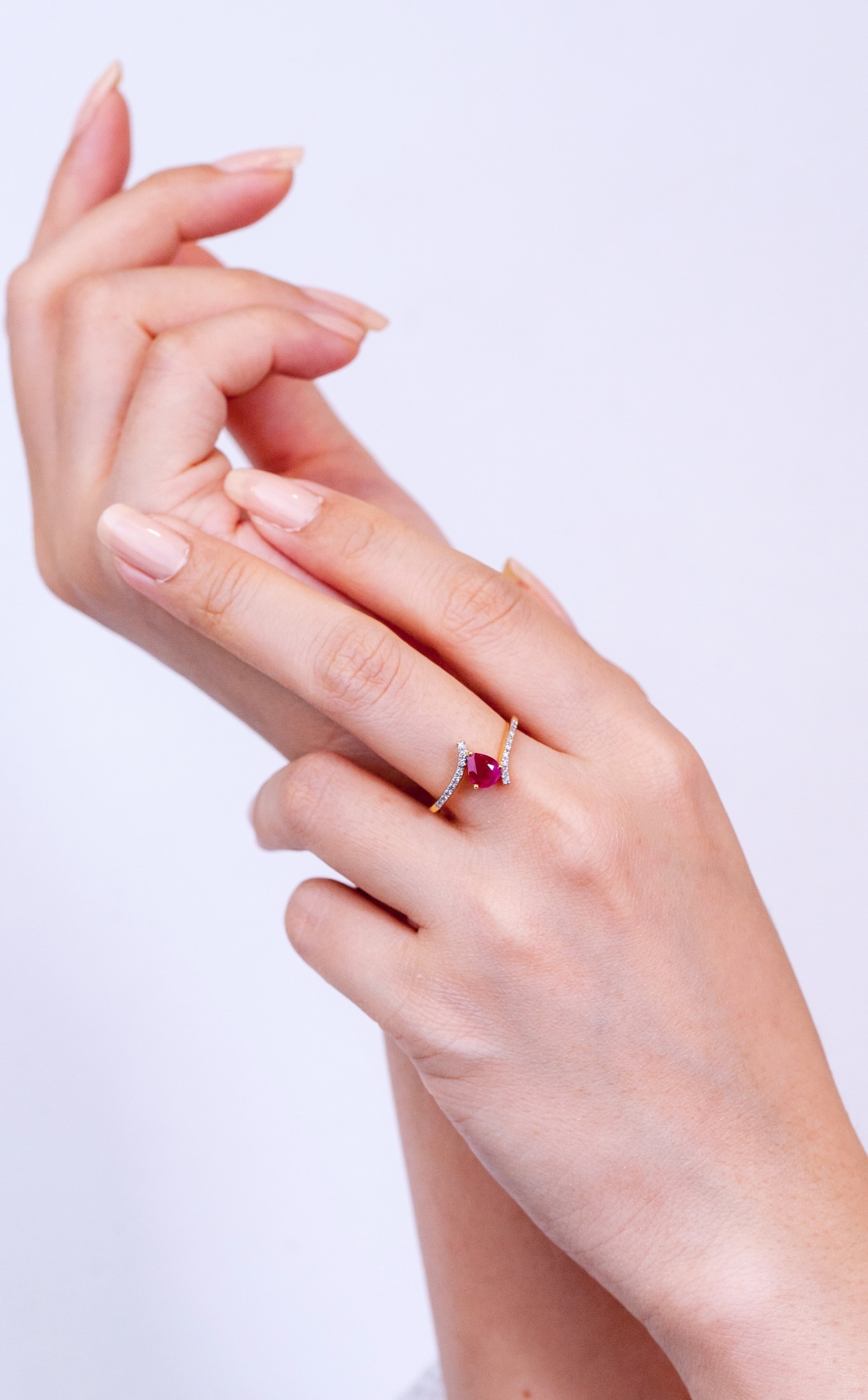 2021 project 8 (ruby) ring 007 (3) Ruby Pear Open Ring